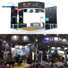 Detian Offer display rack exhibition booth tension fabric display exhibition display system